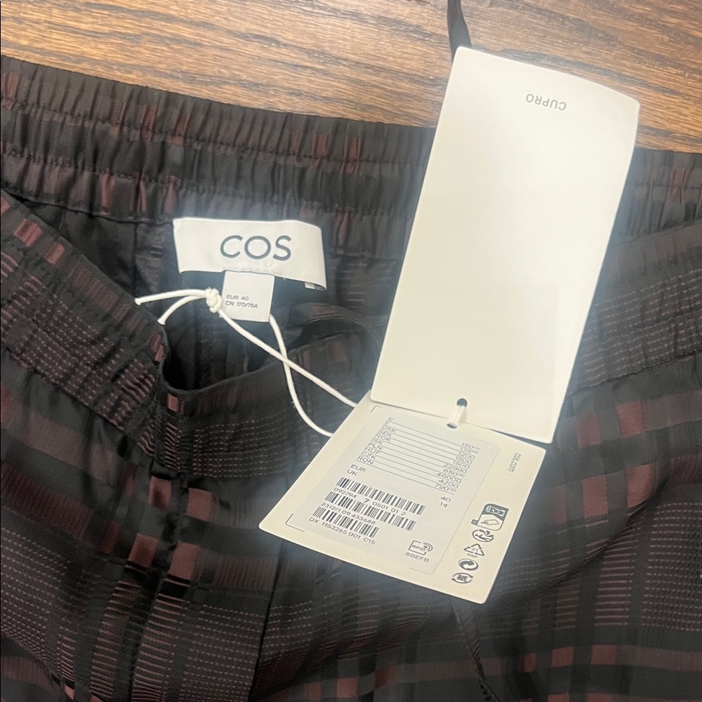 COS Black and Brown Silk Pants - Picture 2 of 4